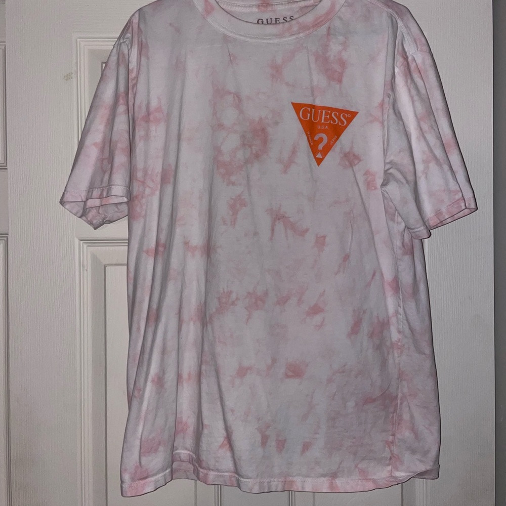 Mens Tie Dye Guess T-Shirt